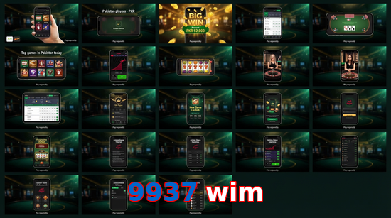 Main screen of 9937 Wim bet page for PK players
